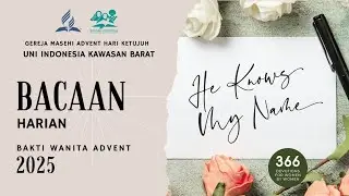 BACAAN HARIAN BAKTI WANITA ADVENT UIKB 2025 | MALAIKAT DI BUMI |