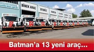 Batman’a 13 yeni araç…