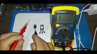 How to test a MOSFET transistor with a digital multimeter for beginners.