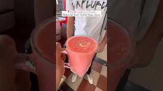 making of delicious papaya shake of Jaipur 😋🥘😍❤️ #foodie #tastyfood