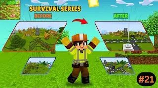 I Transform My Village Into Modern City 🤑 | Craftsmaster Deluxe Building Survival Series | Ep# 21