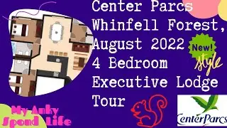 Center Parcs Whinfell Forest UK: 4 Bedroom New Style Executive Lodge Tour In Seven Pines:August 2022