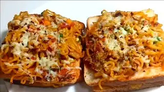 Maggi Cheese Sandwich | Quick Snack Recipe | Kids Favourite Sandwich Recipe