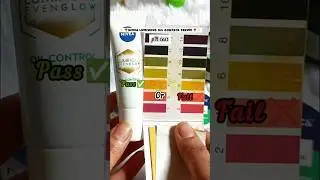 ph result💚 nivea luminous evenglow serum ph test #shorts