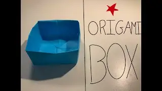 How to Make an Origami Box | For Kids