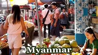 Yangon Today's Streets Market Moments