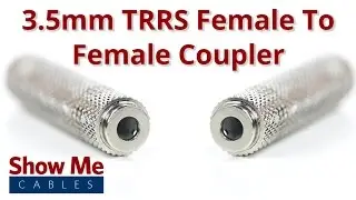 3.5mm Female To 3.5mm Female Adapter - TRRS #3868