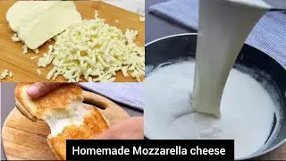 5 Minute Mozzarella Cheese Recipe | Ghar Par Banaye Cheese Market Jaisa Tasty Soft 😋