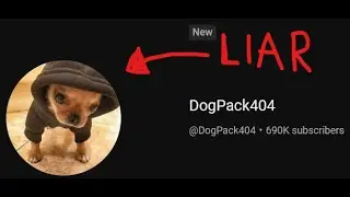 DogPack404 was EXPOSED for LYING about MRBEAST?!
