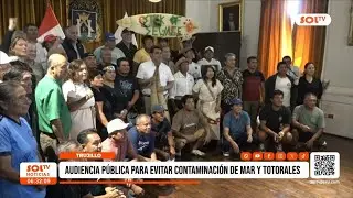 Trujillo: audiencia p&uacute;blica para evitar contaminaci&oacute;n de mar y totorales