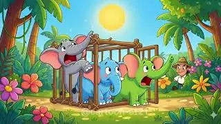 Ek mota hathi ghumne gaya #aivideo #cartoon #shortsfeed #animals#ai #viralvideo #viral #viralshorts 