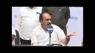 minister of sri balineni srinivasa reddy press meet vij
