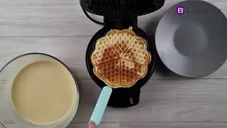Waffles  de vainilla en las 3 Waffleras Blanik