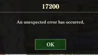An unexpected error 17200 (Magicrystal)