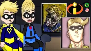 Past incredible heroes react to their future [gamma jack]🇧🇷🇺🇸 Mr incredible react