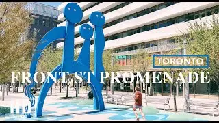 Toronto Front Street Promenade Walk2021 | Canary District | Canada City Virtual Travel Walking Tour