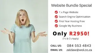 Cape Town Web Design Agency, Website Landing Page Promo