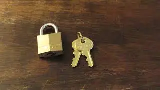 Picking a Master Lock No. 130 in 15 seconds