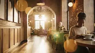 Peaceful Winter Jazz Night 🌧 Cozy Coffee Shop with Crackling Fireplace Sounds