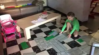 Adeline maakt een stratenplan