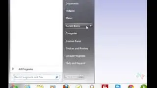 How to Enable Recent Item on the Windows 7 Start menu