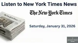 New York Times News Briefing ｜ 31 January 2026, Saturday