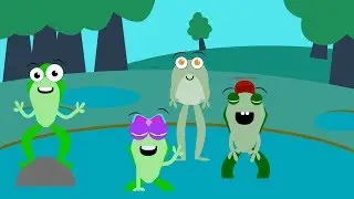 CZTERY MAŁE ŻABKI - Piosenki dla dzieci - SING SING