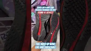 1/2! Кроссовки BLACK CAT #JORDAN4 RM И PEGASUS PREMIUM за 39 долларов в магазине Ross Ala Moana! ...