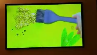 Same screen with 5000 lumens projector