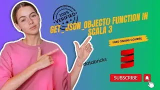 get_ json_object() function in Scala 3 | Azure Databricks #spark #scala3 #azuresynapse