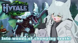 【HYTALE】Brave foxo ventures into wilderness full of chompies!