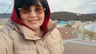 Шторм и ветер, день прелестный👌Новомихайловский/вид сверху