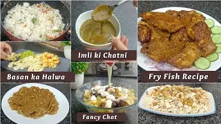 Fry Fish with Garlic Sauce | Fancy Creamy Chat Recipe | winter special Halwa Recipe, Egg Fried Rice