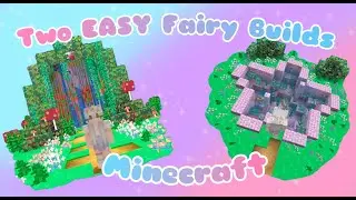 Two EASY Minecraft Builds For Your Fairy/Witchy Gardens