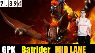 🤯 GPK [Batrider] MID 7.39D - DOTA 2 HIGHEST MMR MATCH#dota2  #dota2gameplay #gpk