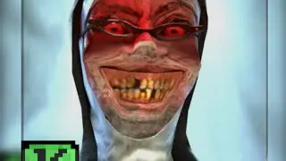 Evil Nun gameplay in hard mode car escape💀