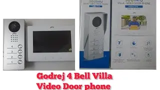 Godrej 4 Bell Villa video door phone features overview with live demo