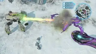 Banished Scarab versus Halo 2 Scarab