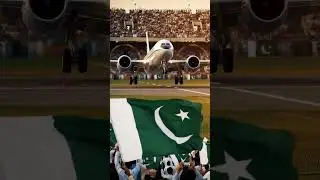 Jashn-e-Azadi Mubarak | 14 August Independence Day Pakistan 2025 | Airplane Landing in Village