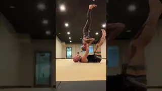 Helicopter Acro Yoga action
