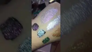 E.L.F. Duo Chrome Liquid Eyeshadow Swatches ✨