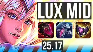 LUX vs LEBLANC (MID) | 8/6/24 | EUW Diamond | 25.17