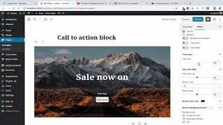 How to add a Call to Action Block in WordPress Version 5