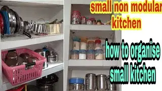 Indian kitchen tour| non modular kitchen |how to organise small kitchen|Kolhapuri Youtuber Pallavi