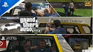 GTA V PS5 Gameplay Mission 3 | Next Gen Action | Story Mode | smooth 60FPS action