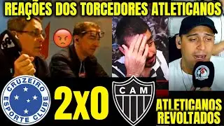 REA&Ccedil;&Otilde;ES DOS ATLETICANOS &agrave; ELIMINA&Ccedil;&Atilde;O DA COPA DO BRASIL PELO CRUZEIRO CRUZEIRO 2X0 ATLETICO MG