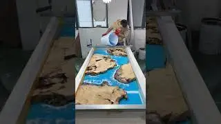 Mesa de Resina Ep&oacute;xi | Mesa Resinada | River Table - Curso Viver de Resina 🌊