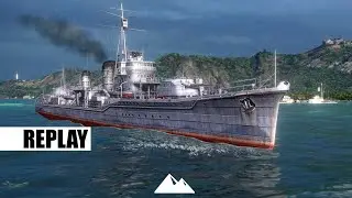 KAGERO, unausgebautes Schiff mit Torpreload! - World of Warships | [Replay] [Deutsch] [60fps]