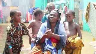 Qooysas ku Go'doonsan Fatahaada Wabiga Shabeelle ee Magaalada Beledweyne.