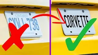 Car Photography - Customize any license plate in 3 Easy Steps